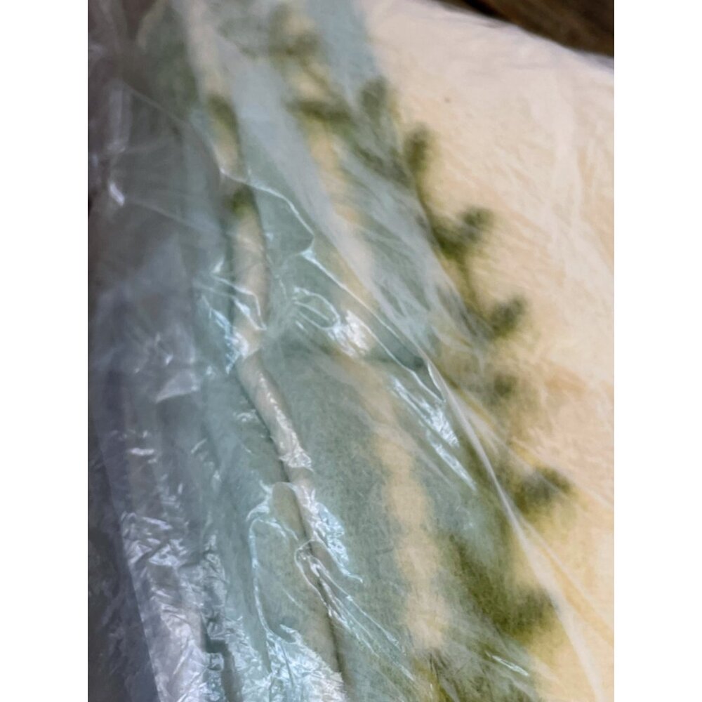 Vintage 1950s FieldCrest Blanket NOS Shabby Roses Vines 72x90" Rayon Blend - Picture 12 of 15